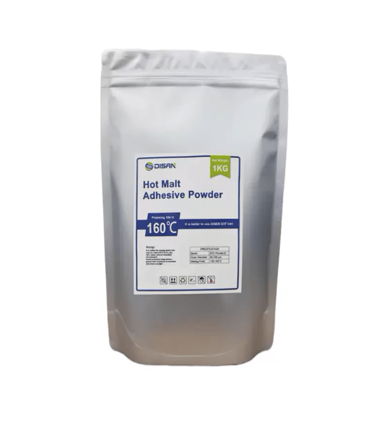 Poudre adhésive thermofusible TPU Disen pour imprimante DTF – Transfert thermique